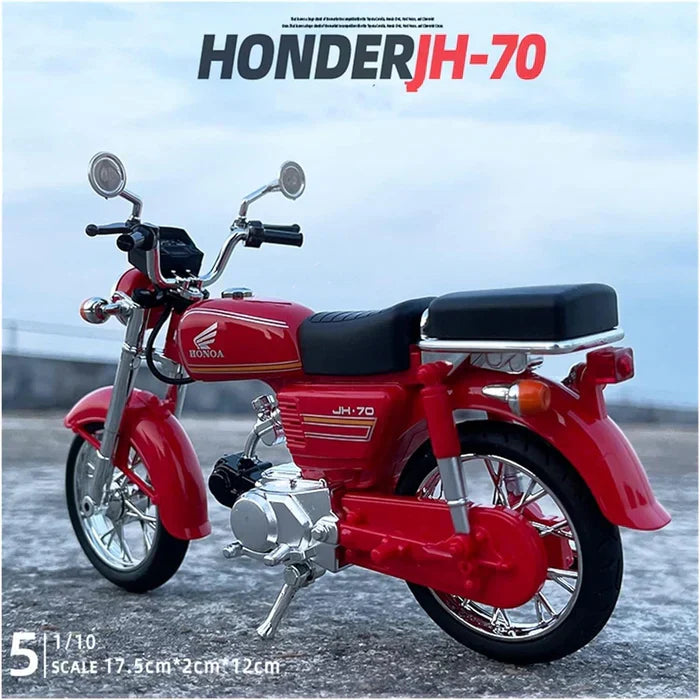 HONDA JIALING MOTORCYCLE JH70 GIFT MOTORCYCLE ALLOY MODEL - SCALE: 1:12 (17.5 X 11.5 CM) HONDA JIALING MOTORCYCLE JH70 GIFT MOTORCYCLE ALLOY MODEL - SCALE: 1:12 (17.5 X 11.5 CM)