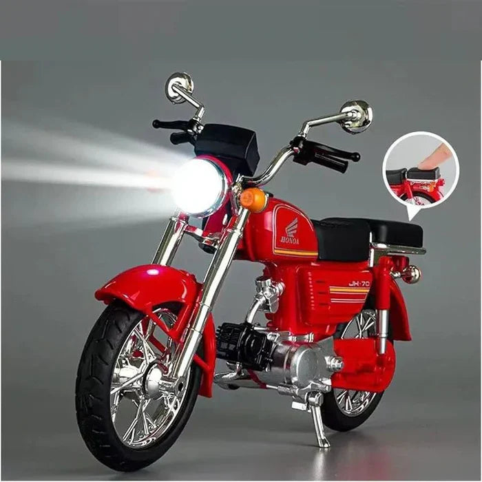 HONDA JIALING MOTORCYCLE JH70 GIFT MOTORCYCLE ALLOY MODEL - SCALE: 1:12 (17.5 X 11.5 CM) HONDA JIALING MOTORCYCLE JH70 GIFT MOTORCYCLE ALLOY MODEL - SCALE: 1:12 (17.5 X 11.5 CM)