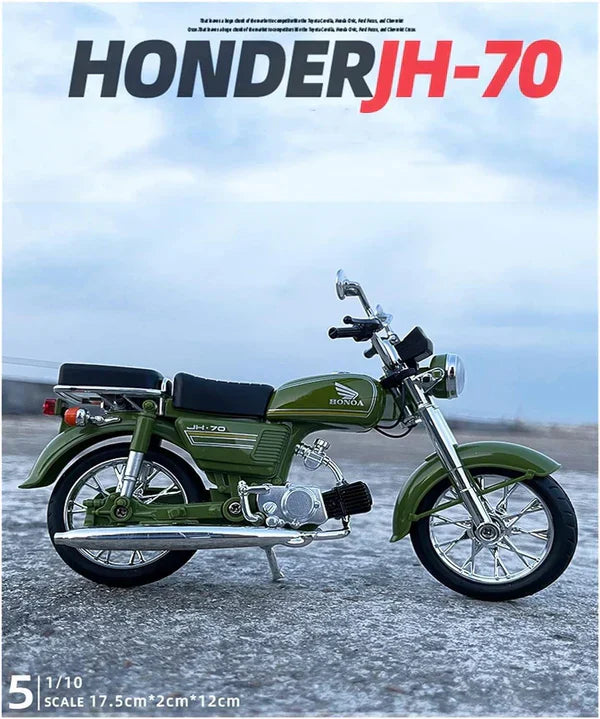 HONDA JIALING MOTORCYCLE JH70 GIFT MOTORCYCLE ALLOY MODEL - SCALE: 1:12 (17.5 X 11.5 CM) HONDA JIALING MOTORCYCLE JH70 GIFT MOTORCYCLE ALLOY MODEL - SCALE: 1:12 (17.5 X 11.5 CM)