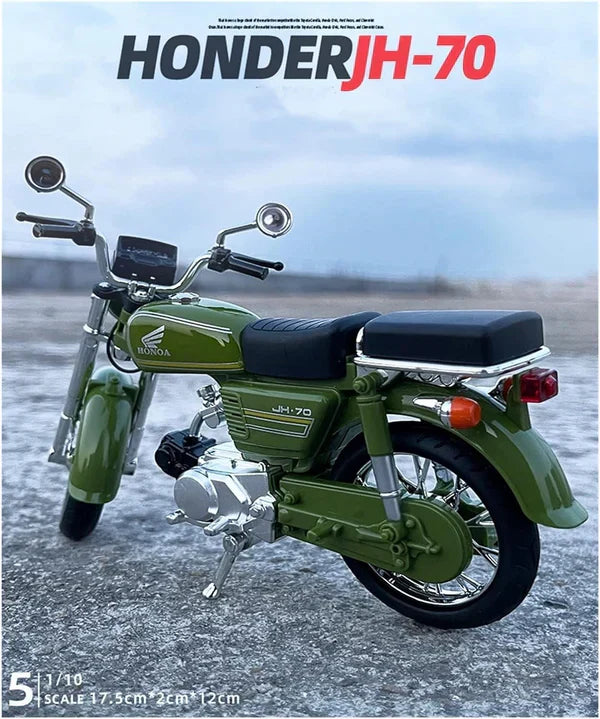 HONDA JIALING MOTORCYCLE JH70 GIFT MOTORCYCLE ALLOY MODEL - SCALE: 1:12 (17.5 X 11.5 CM) HONDA JIALING MOTORCYCLE JH70 GIFT MOTORCYCLE ALLOY MODEL - SCALE: 1:12 (17.5 X 11.5 CM)