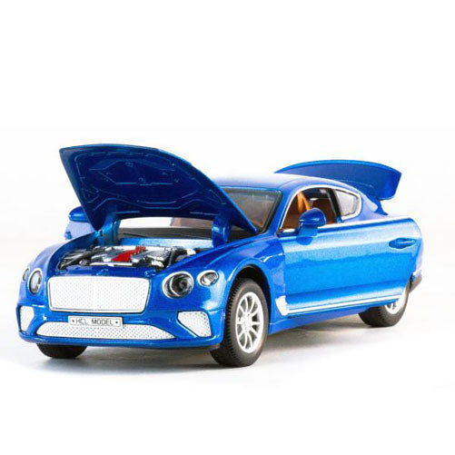 1:22 Scale BENTLEY CONTINENTAL-GT Die Cast Pull Back Car Model * Lights and Sound 1:22 Scale BENTLEY CONTINENTAL-GT Die Cast Pull Back Car Model * Lights and Sound