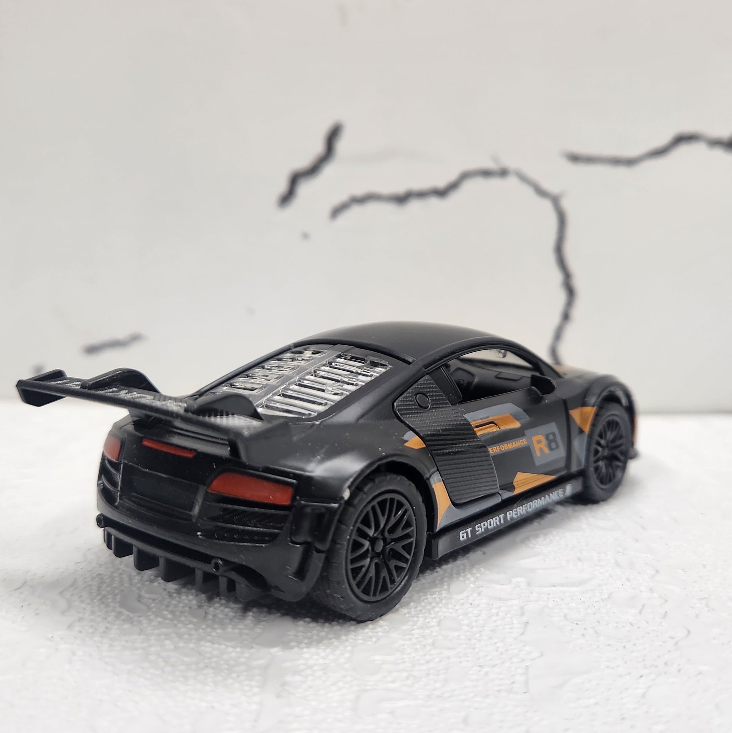 Audi R8 Black Diecast Model Car 1:43 Audi R8 Black Diecast Model Car 1:43