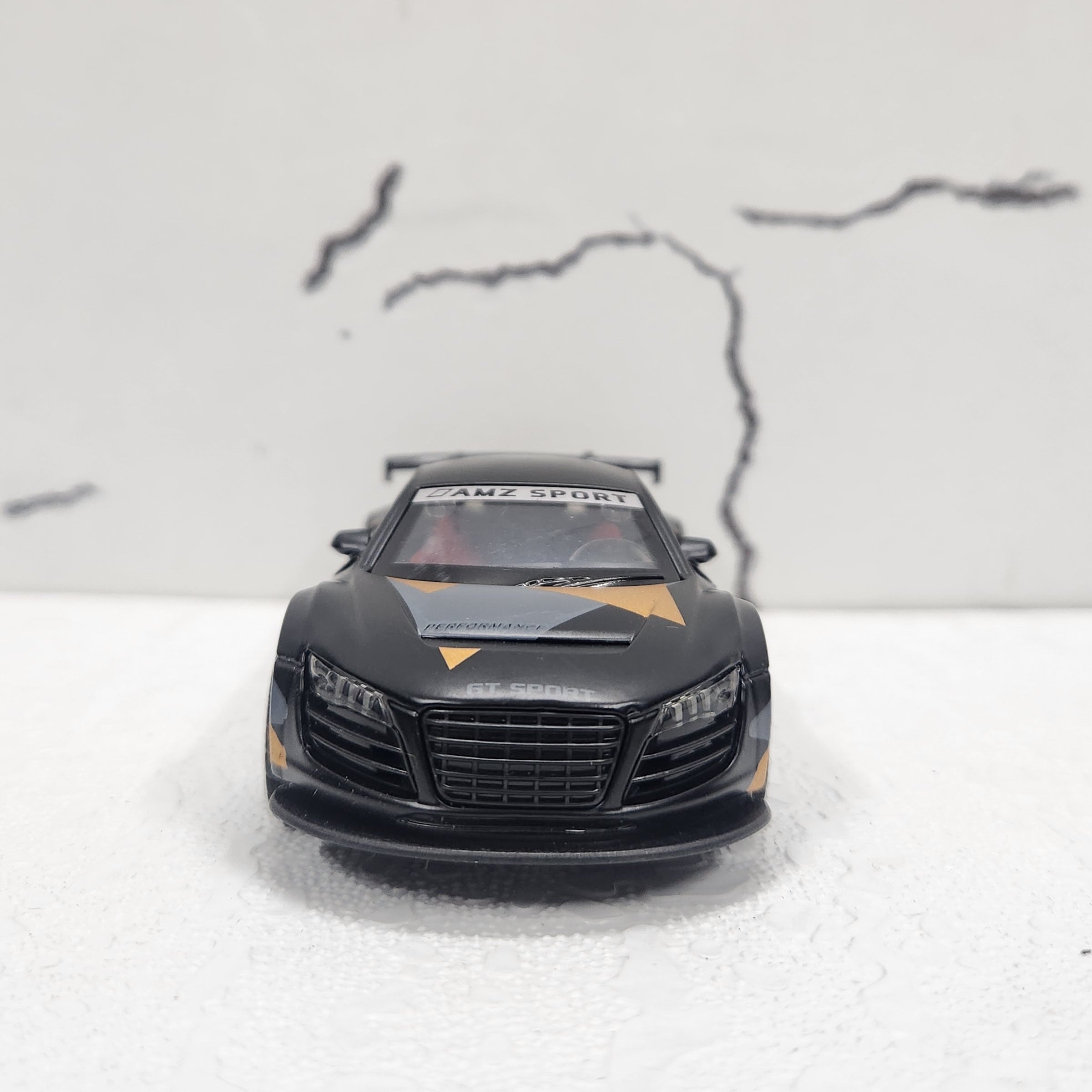 Audi R8 Black Diecast Model Car 1:43 Audi R8 Black Diecast Model Car 1:43