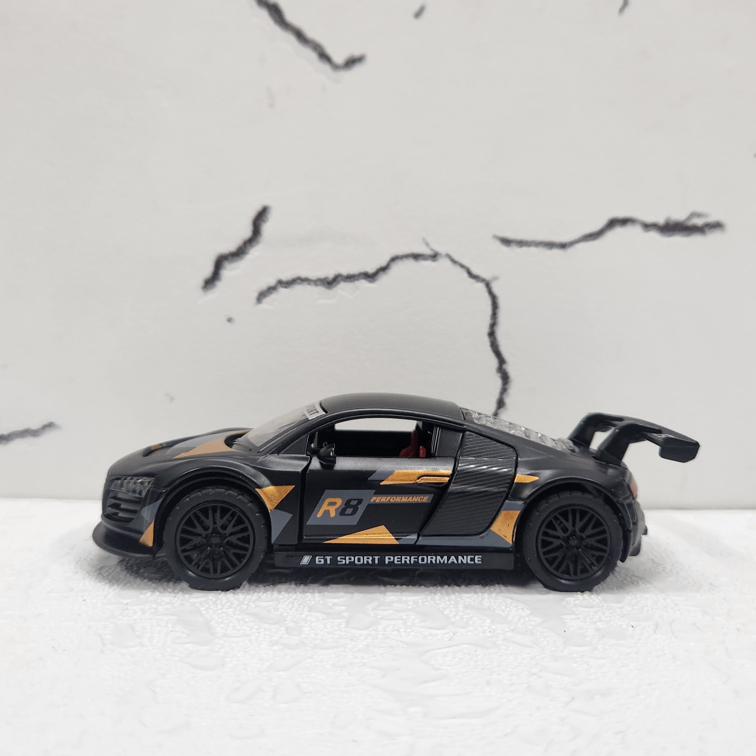 Audi R8 Black Diecast Model Car 1:43 Audi R8 Black Diecast Model Car 1:43