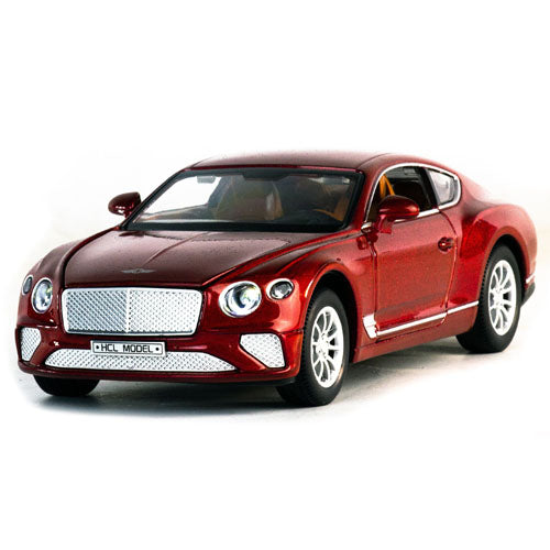 1:22 Scale BENTLEY CONTINENTAL-GT Die Cast Pull Back Car Model * Lights and Sound 1:22 Scale BENTLEY CONTINENTAL-GT Die Cast Pull Back Car Model * Lights and Sound