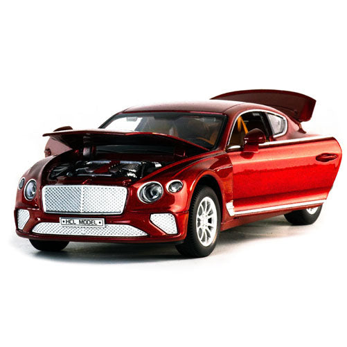 1:22 Scale BENTLEY CONTINENTAL-GT Die Cast Pull Back Car Model * Lights and Sound 1:22 Scale BENTLEY CONTINENTAL-GT Die Cast Pull Back Car Model * Lights and Sound