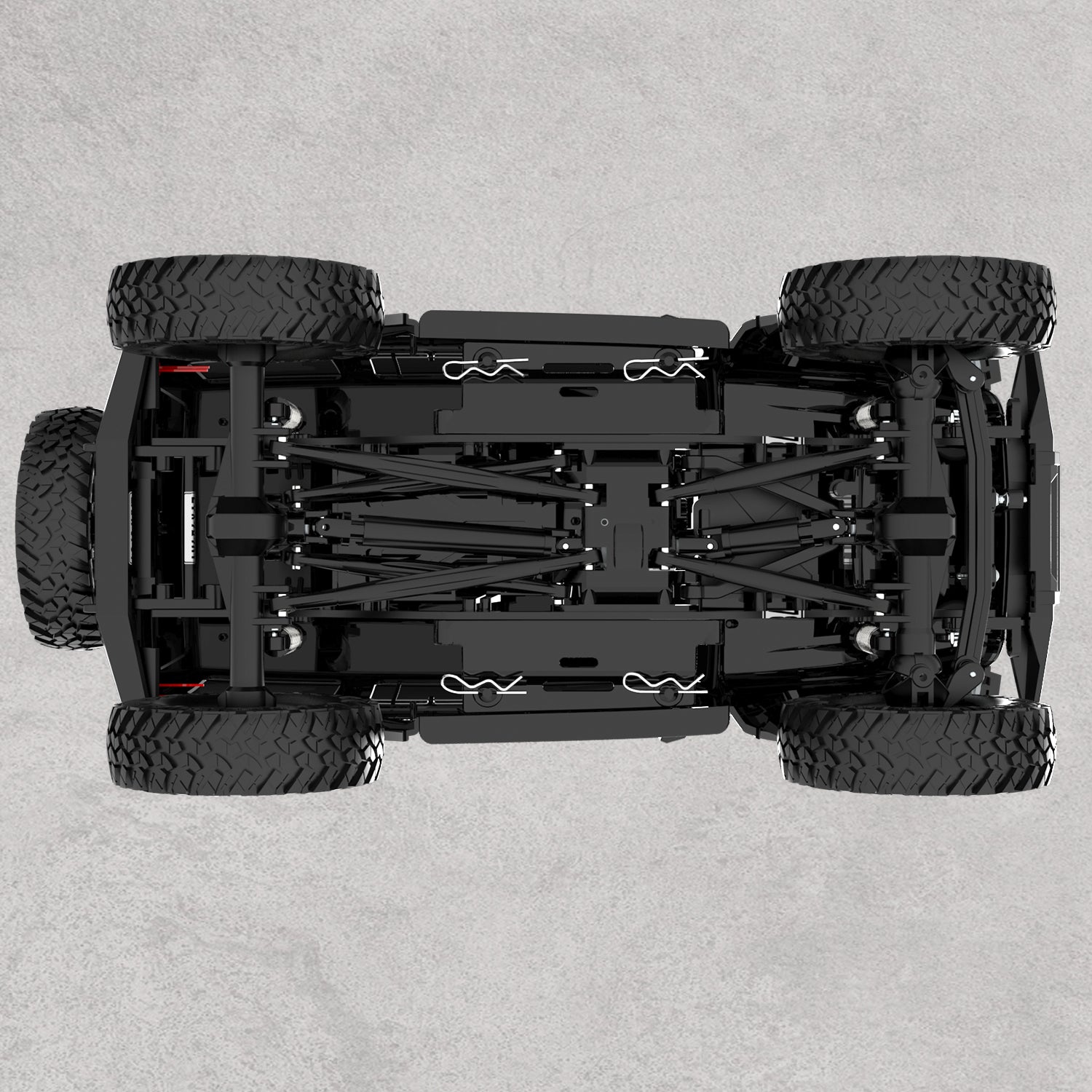 1/24 Scale Remote Control Crawler Rock Climbing with Led Light (Black) 1/24 Scale Remote Control Crawler Rock Climbing with Led Light (Black)