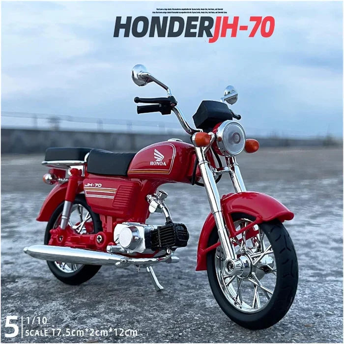 HONDA JIALING MOTORCYCLE JH70 GIFT MOTORCYCLE ALLOY MODEL - SCALE: 1:12 (17.5 X 11.5 CM) HONDA JIALING MOTORCYCLE JH70 GIFT MOTORCYCLE ALLOY MODEL - SCALE: 1:12 (17.5 X 11.5 CM)