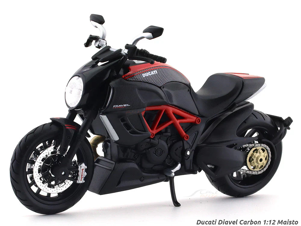 Ducati Diavel Carbon 1:12 Licensed Maisto Diecast Alloy Model Bike Ducati Diavel Carbon 1:12 Licensed Maisto Diecast Alloy Model Bike