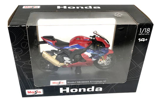 Honda CBR 1000RR - R Fireblade SP 1:18 Licensed Maisto Diecast Alloy Model Bike Honda CBR 1000RR - R Fireblade SP 1:18 Licensed Maisto Diecast Alloy Model Bike