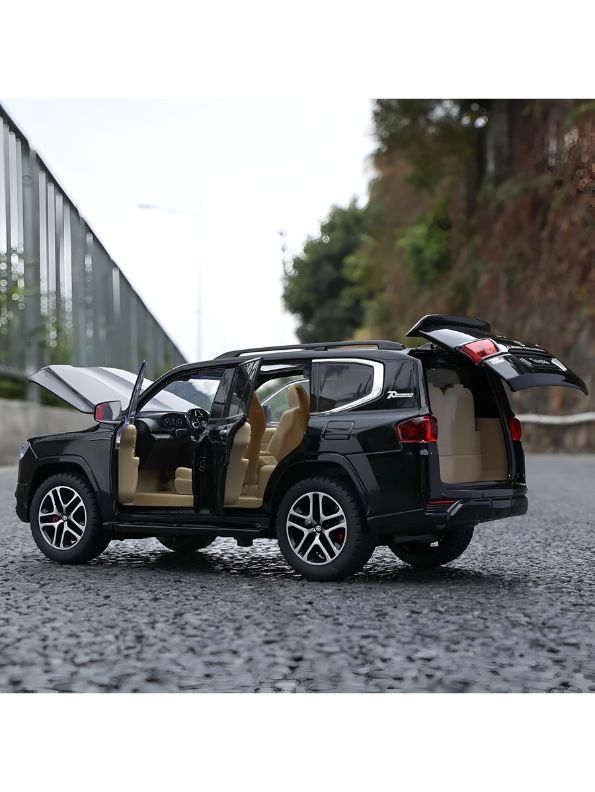 Black - Toyota Land Cruiser – LC300 Diecast Model - High-Quality Alloy Collectible Car with Detailed Craftsmanship - Scale - 1:18 - MD1440 Black - Toyota Land Cruiser – LC300 Diecast Model - High-Quality Alloy Collectible Car with Detailed Craftsmanship - Scale - 1:18 - MD1440