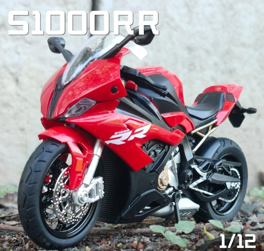 BMW S1000RR 1:12 Diecast Alloy Model Bike (Size: 17.3 x 6.3 x 9.4 cm) BMW S1000RR 1:12 Diecast Alloy Model Bike (Size: 17.3 x 6.3 x 9.4 cm)