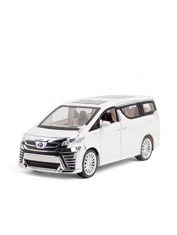 Toyota Alphard Diecast Car Metal - White - Scale 1:32 (NX-AG-24)