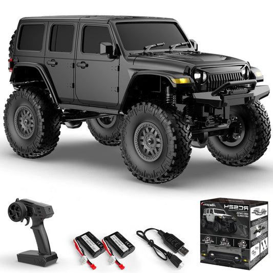 1/24 Scale Remote Control Crawler Rock Climbing with Led Light (Black)