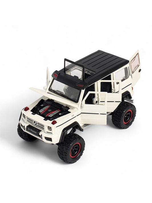 Mercedes-Benz G-Class 4х4 Diecast 1:32 Metal Car Toy For Kids - White (NX-AG-24)