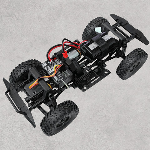 1/24 Scale Remote Control Crawler Rock Climbing with Led Light (Black)