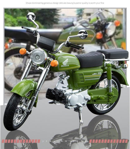 HONDA JIALING MOTORCYCLE JH70 GIFT MOTORCYCLE  ALLOY MODEL - SCALE: 1:12 (17.5 X 11.5 CM)