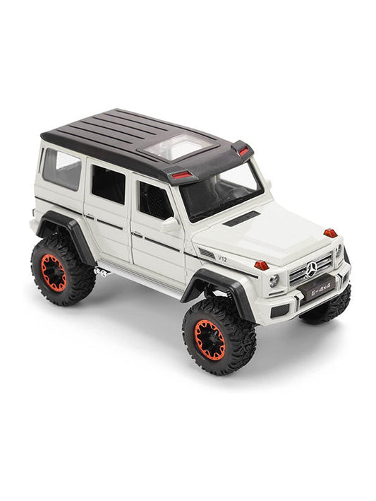 Mercedes-Benz G-Class 4х4 Diecast 1:32 Metal Car Toy For Kids - White (NX-AG-24)