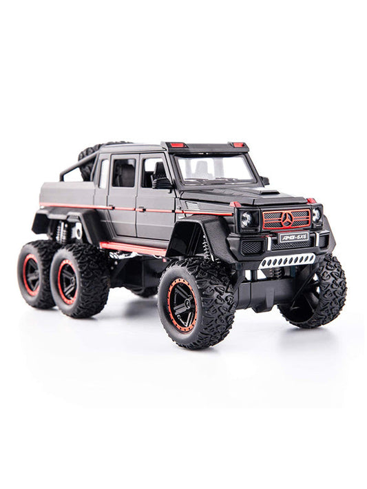 Mercedes Benz G63 6x6 Metal Model Diecast Car - Black Scale 1:22 (T-M-15)