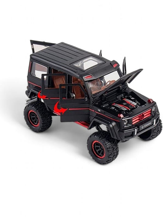 Mercedes Benz G-Class 4х4 Metal Diecast Car - Scale 1:32 - Black (TV-AG-24)