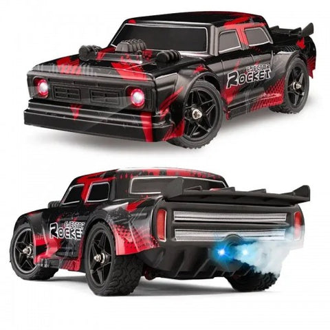 1:16 4WD RC Car With Led Lights 2.4g Radio Remote Control Drift Off-Road Car (Speed 50 Km/Hr) With Remote