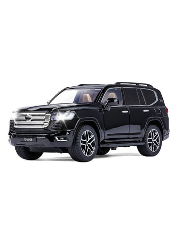 Black - Toyota Land Cruiser – LC300 Diecast Model - High-Quality Alloy Collectible Car with Detailed Craftsmanship - Scale - 1:18 - MD1440